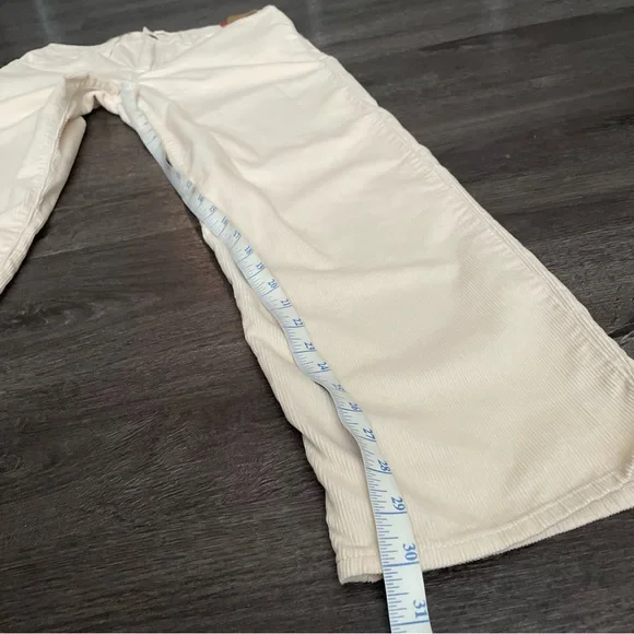 NEW Levi's Off-White Baggy Corduroy Pants ( 28) - Picture 9 of 11